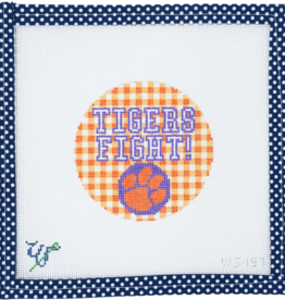 Canvas CLEMSON ROUND  WS197W  4" ROUND