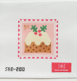 Canvas FIGGY PUDDING STAMP  4X4"   SRD200