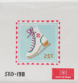 Canvas SKATES  STAMP  4X4"   SRD198