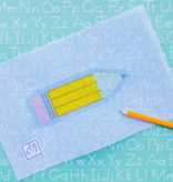 Canvas PENCIL   SS052   WITH STITCH GUIDE  3X4.25"