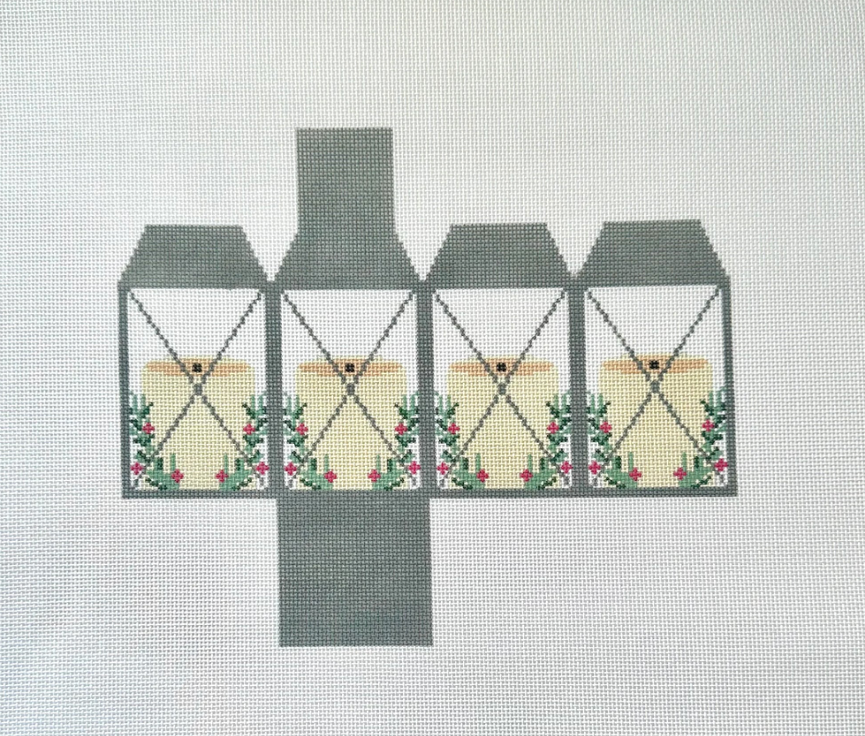 Canvas 3D LANTERN    FI094  8.5Z7.25"