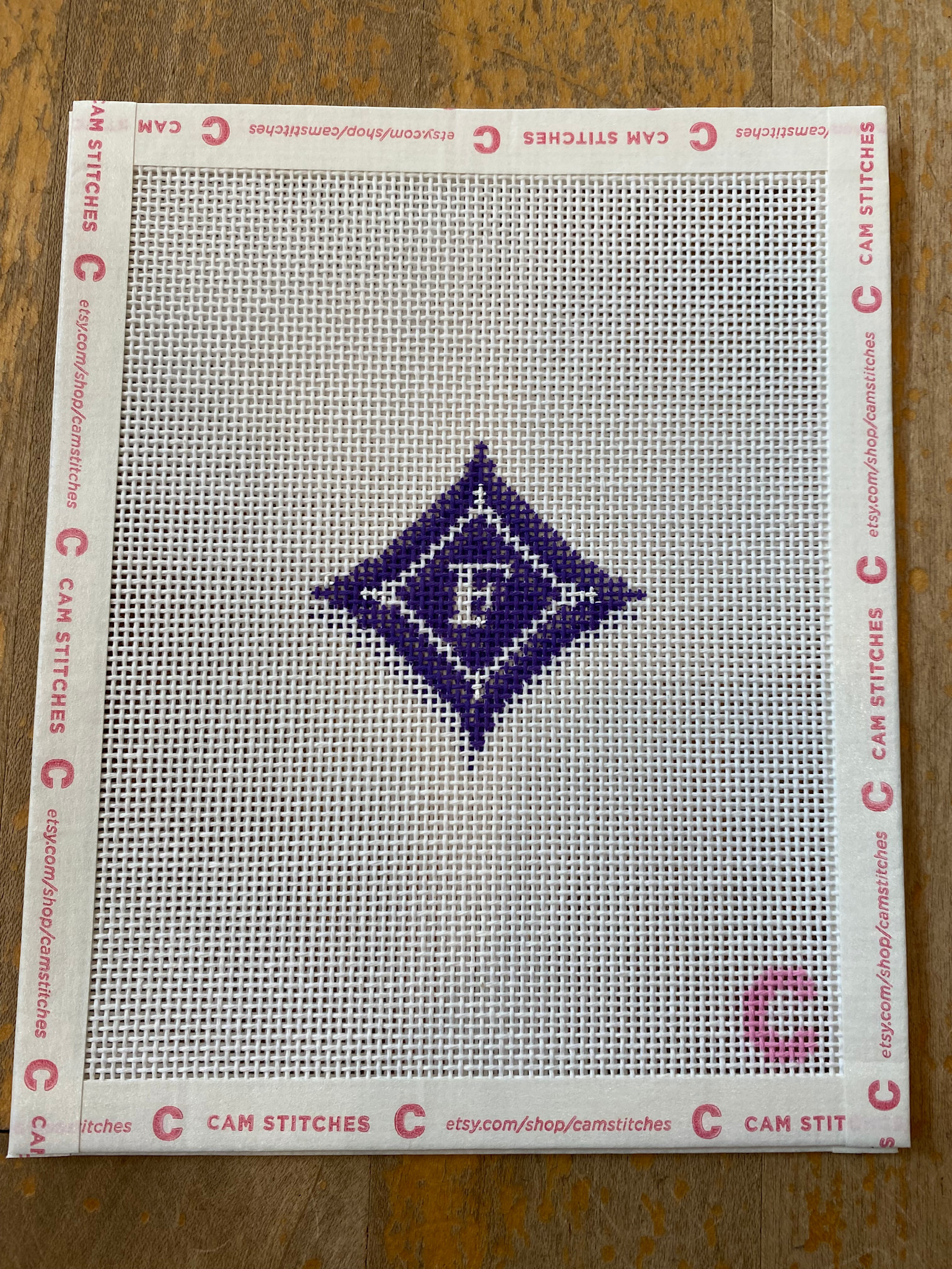 Canvas MINI FURMAN "F"  - BAG CHARM