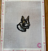 Canvas MINI WOFFORD TERRIER   - BAG CHARM