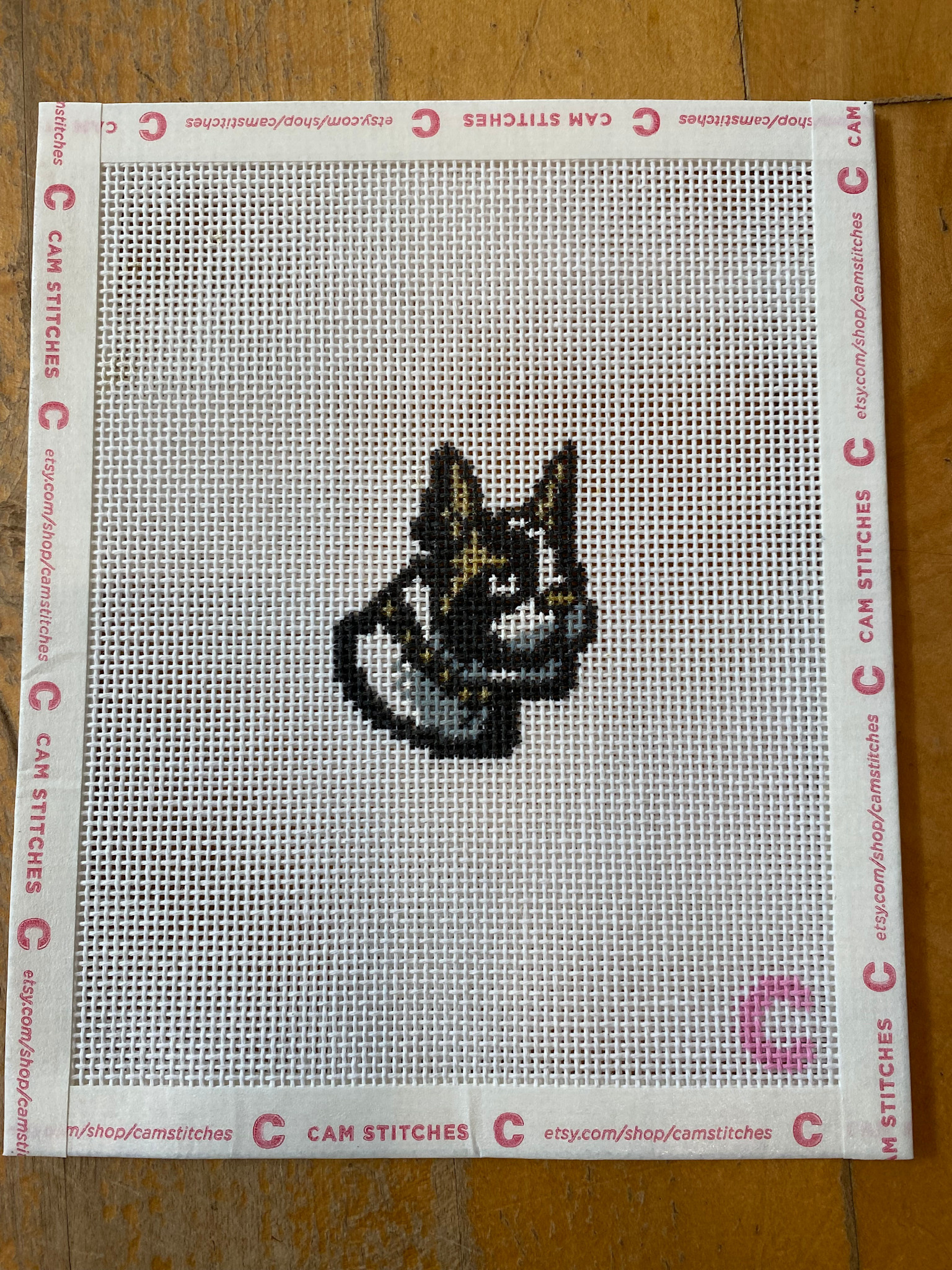 Canvas MINI WOFFORD TERRIER   - BAG CHARM