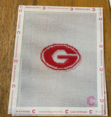 Canvas MINI GREENVILLE  HIGH SCHOOL "G"    - BAG CHARM