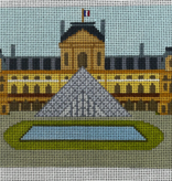 Canvas THE LOUVRE  KDS79   4.5X6"