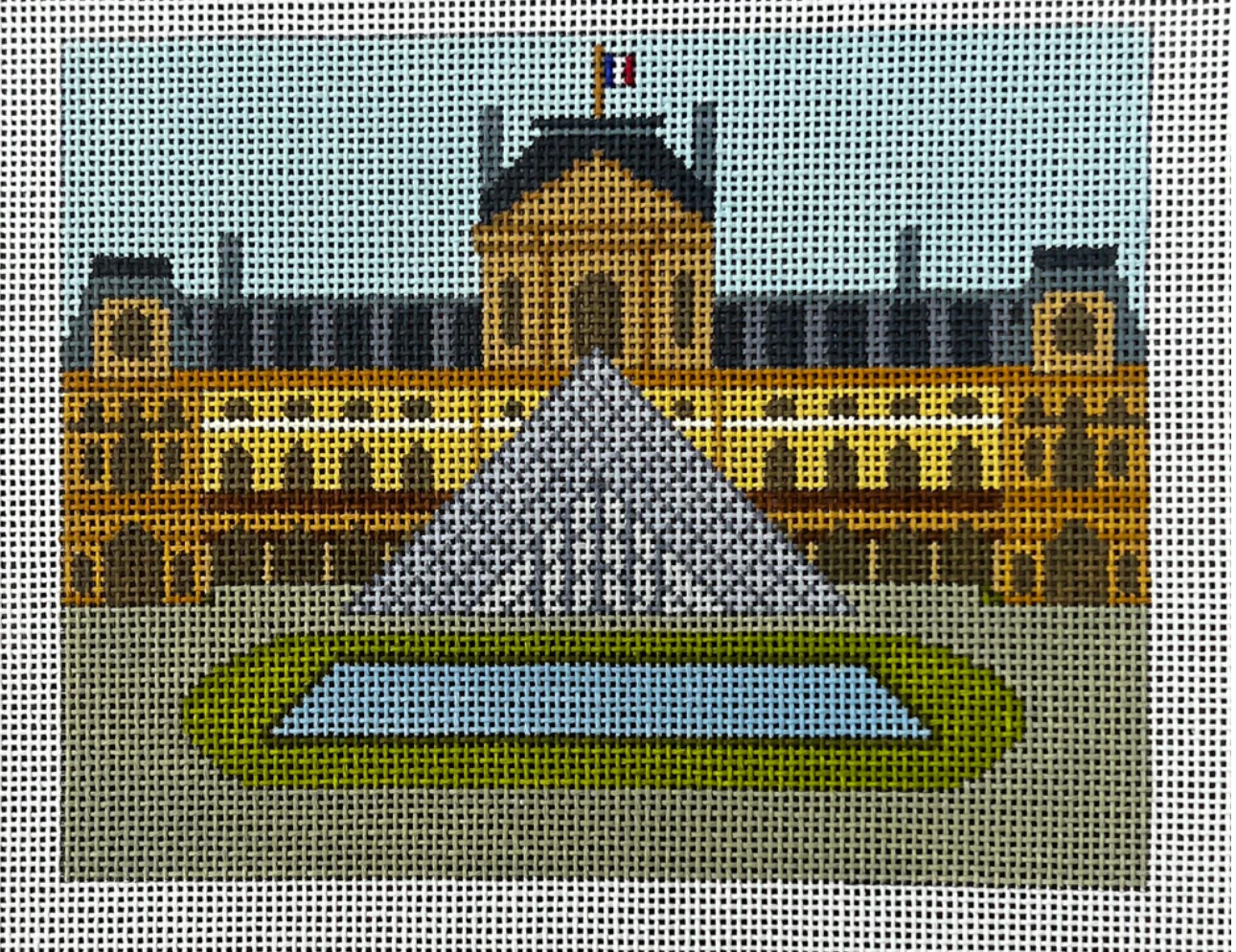 Canvas THE LOUVRE  KDS79   4.5X6"