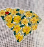 Canvas SOUTH CAROLINA STATE FLOWER - JASMINE   sbs300