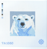 Canvas MINI POLAR BEAR PRINTED CANVAS  TA1050   4.5X4.5"