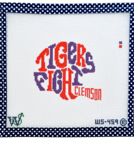 Canvas CLEMSON HELMET  WS459W  5X4"