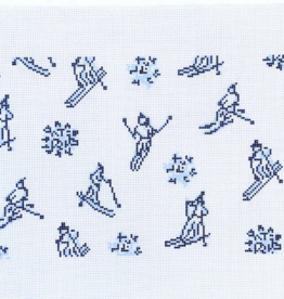 Canvas APRES SKI BOLSTER PILLOW - PRINTED  12X8"