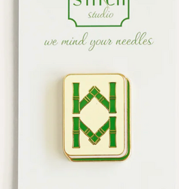 Accessories BAMBOO MAHJONG TILE   NEEDLE MINDER