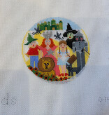 Canvas WIZARD OF OZ ROUND  DS0145 4.25" ROUND