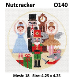 Canvas NUTCRACKER ROUND  DS0140 4.25" ROUND