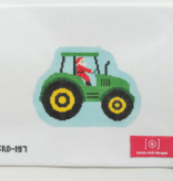 Canvas TRACTOR  SANTA  SRD197  4.9X3.8"