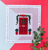 Canvas RED DOOR  SS193   WITH STITCH GUIDE  2.75X3.25"