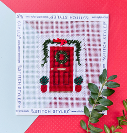 Canvas RED DOOR  SS193   WITH STITCH GUIDE  2.75X3.25"