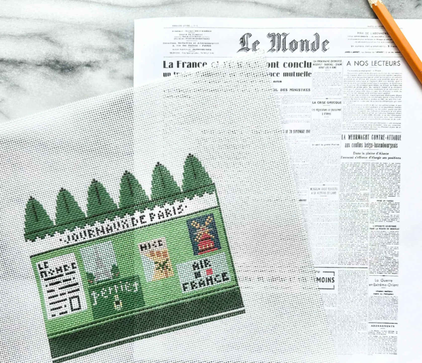 Canvas 3D JOURNAUX DE PARIS   SSAE048