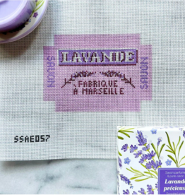 Canvas 3D LAVANDER SOAP   SSAE057    4.75X3.5"