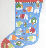Canvas POLAR BEAR STOCKING  PCH011
