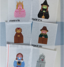 Canvas DOT AND FRIENDS STITCH-IT'S  ANGELS    SET OF 6  SI165DAF