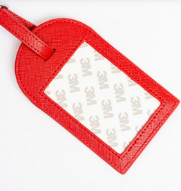 Accessories THE BAG TAG - SELF FINISHING -2X3" -  RED