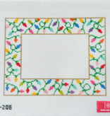Canvas CHRISTMAS LIGHTS PICTURE FRAME  SRD206  9X7"