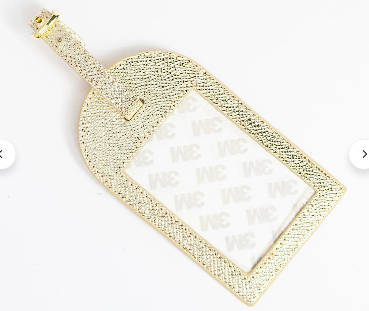 Accessories THE BAG TAG - SELF FINISHING -2X3" -  GOLD PALM
