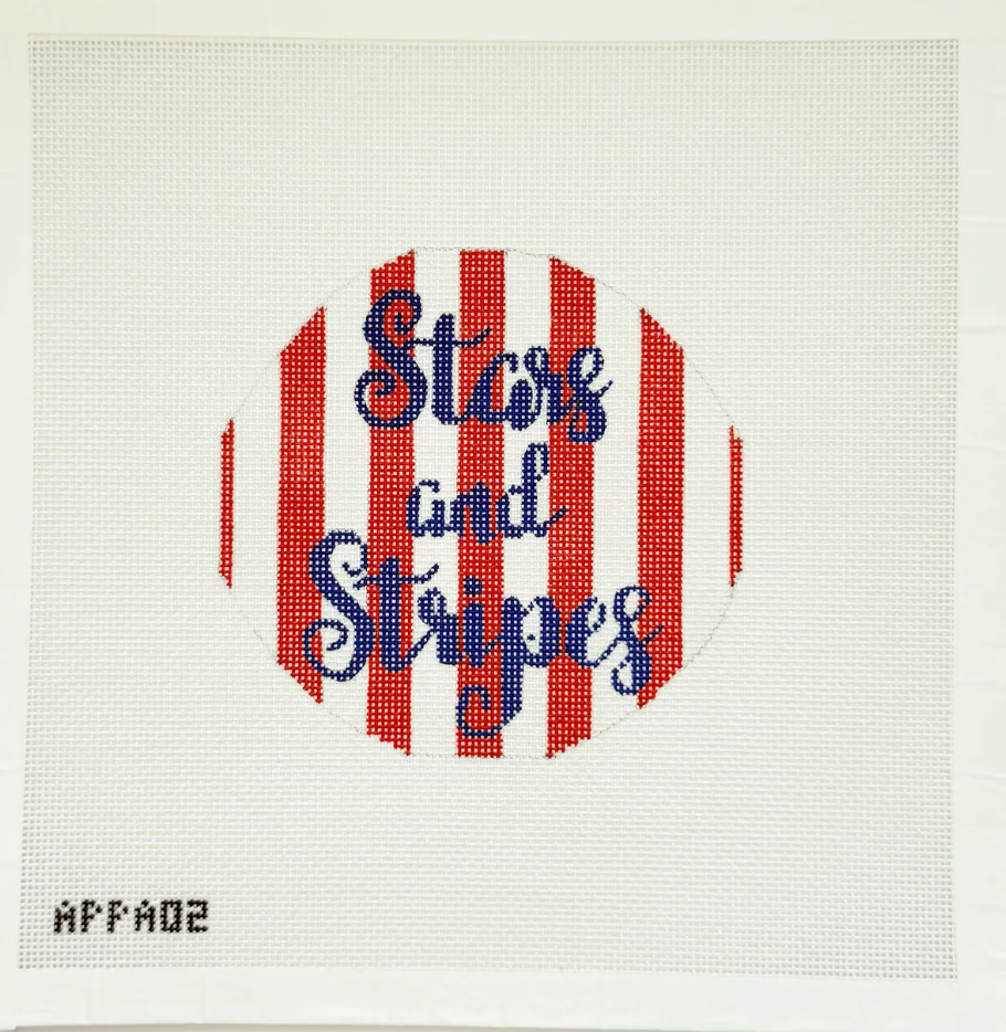 Canvas STARS AND STRIPES    APPA02   4.5" ROUND