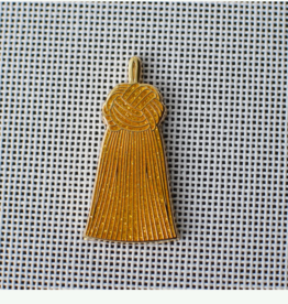 Accessories GOLD GLITTER FRENCH KNOT TASSEL   NEEDLE MINDER