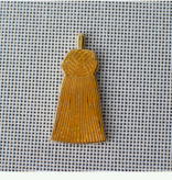 Accessories GOLD GLITTER FRENCH KNOT TASSEL   NEEDLE MINDER