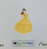 Canvas PRINCESS SERIES - BELLE     4"ROUND