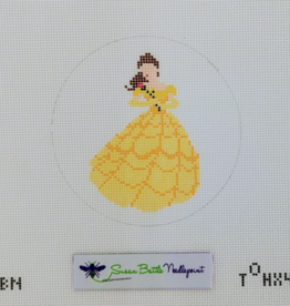 Canvas PRINCESS SERIES - BELLE     4"ROUND