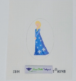 Canvas PRINCESS SERIES - ELSA     4"ROUND