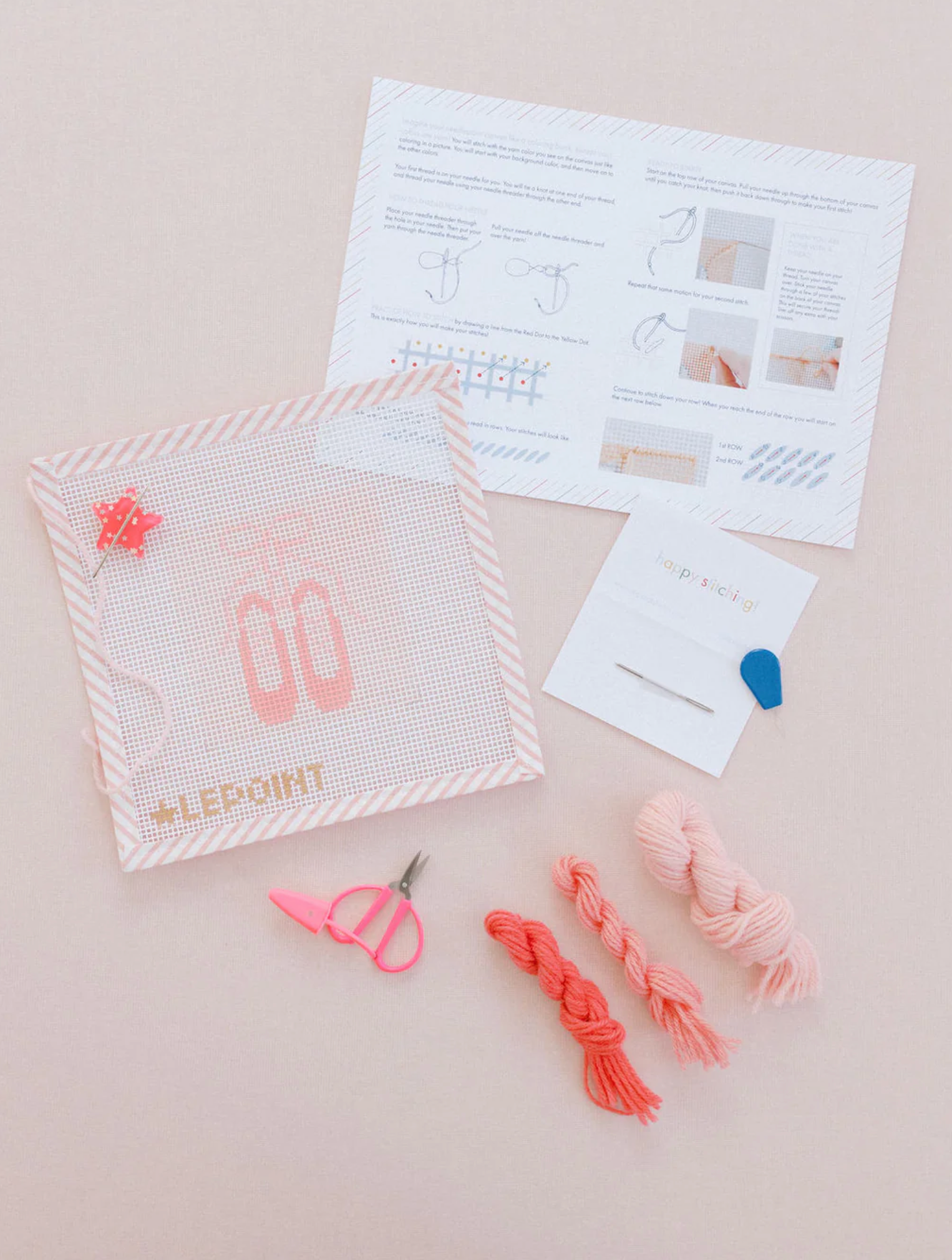 Canvas LITTLE LEPOINT KIDS KIT  -  BALLET