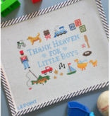 Canvas THANK HEAVEN FOR LITTLE BOYS   9X6.25"