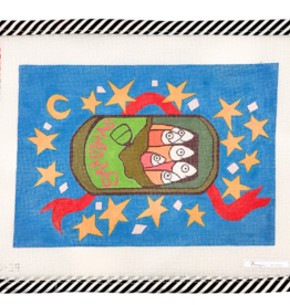 Canvas MARQUIN'S SARDINE CLUTCH      9.50X6.75"