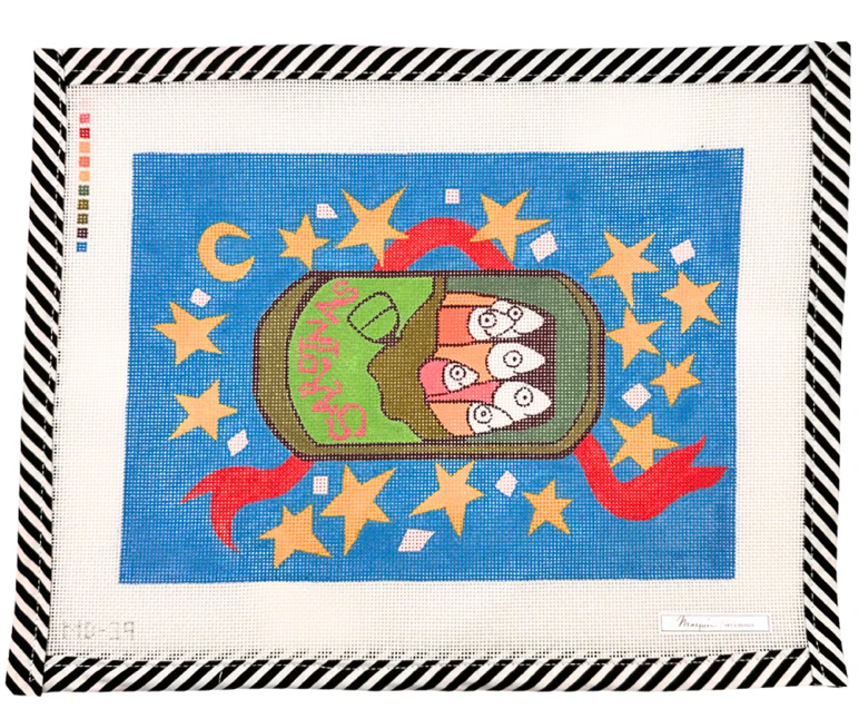 Canvas MARQUIN'S SARDINE CLUTCH      9.50X6.75"