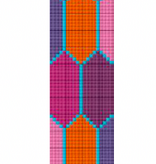 Canvas TILE COLLECTION KEY FOB/CUFF    PD025  7.9X1.5"