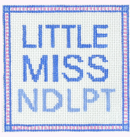 Canvas LITTLE MISS NDLPT   4X4"