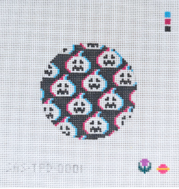 Canvas 3D PUMPKIN ROUND  SASTPD001   4"ROUND