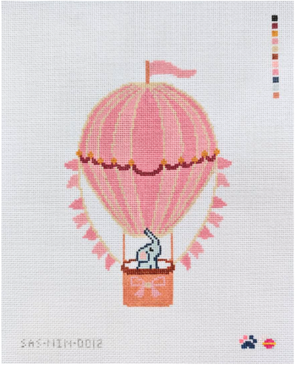 Canvas BABY GIRL  BALLOON  SASNIN013   5X7"
