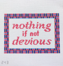 Canvas NOTHING IF NOT DEVIOUS  SAS0243   5X7"