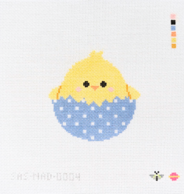 Canvas EASTER CHICK   SAS0029  18 MESH   3.5X3.5"