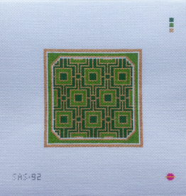 Canvas EMERALD   4" SQUARE  ASA0092