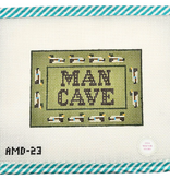 Canvas MAN CAVE - HUNTING MAKLARDS  AMD23  6X4"