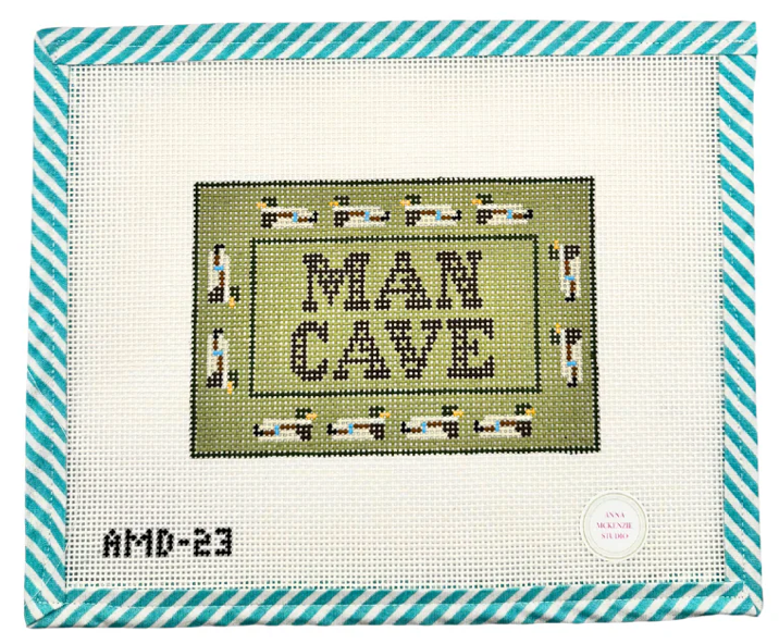 Canvas MAN CAVE - HUNTING MAKLARDS  AMD23  6X4"