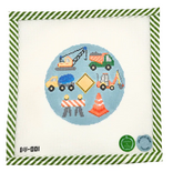 Canvas CONSTRUCTION ZONE  BV001  5"ROUND