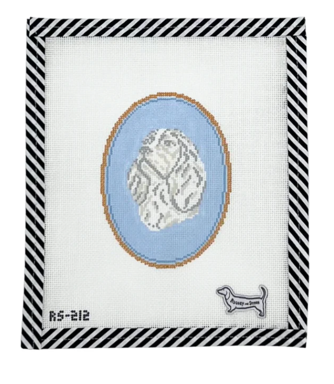 Canvas CAVALIER KING CHARLES CAMEO  RS212   3X5"