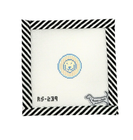 Canvas RUFUS BAG CHARM  RS239   1.5"ROUND